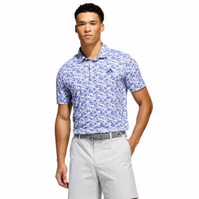adidas Ultimate Featherweight Golf Polo Shirt - Dual Indigo - thumbnail image 2