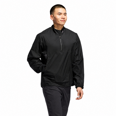 Climaproof Half Zip Waterproof Jacket - Black - thumbnail image 4