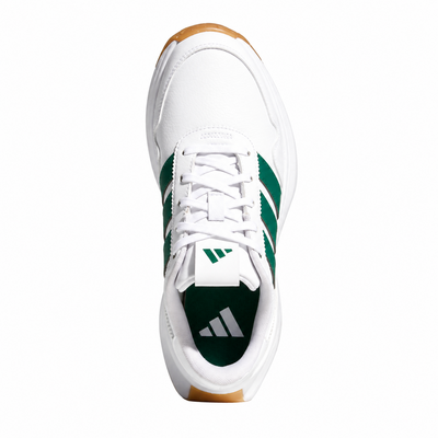adidas S2G Junior Golf Shoes - White/Green/Gum - thumbnail image 2