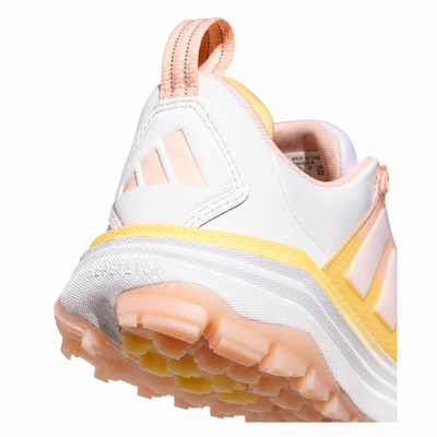 adidas Adipower 26 Spikeless Ladies Golf Shoes - White/Pink/Ice Tangerine - thumbnail image 6