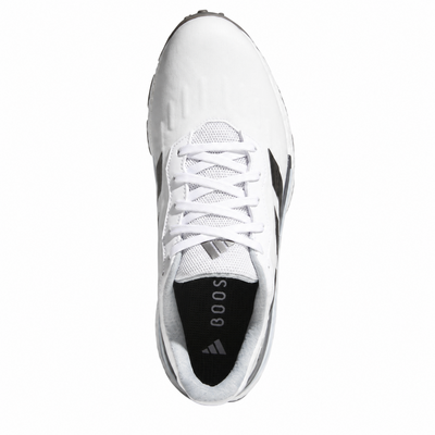 adidas Codechaos 27 Golf Shoes - White/Iron Metallic/Silver Metallic - thumbnail image 2