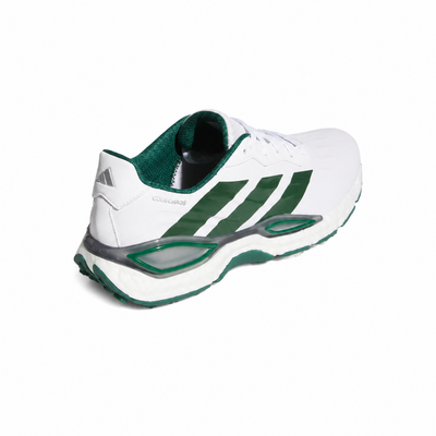 adidas Codechaos 27 Golf Shoes - White/Collegiate Green/Silver Metallic - thumbnail image 6