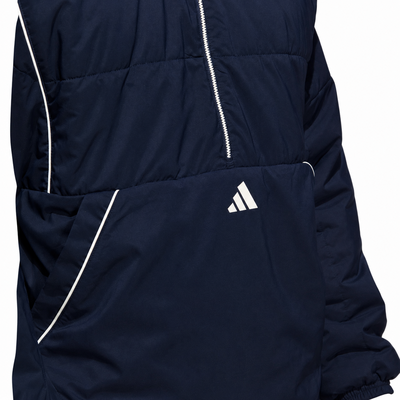 adidas Beyond Twistweave Half Zip Filled Hoodie Jacket - Navy - thumbnail image 5