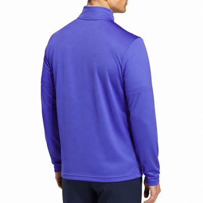 adidas Core Lightweight 1/4 Zip Golf Sweater - Dual Indigo - thumbnail image 6