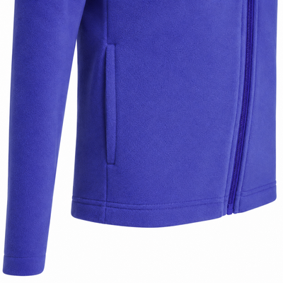 adidas Fleece Junior Zipped Golf Jacket - Dual Indigo - thumbnail image 3