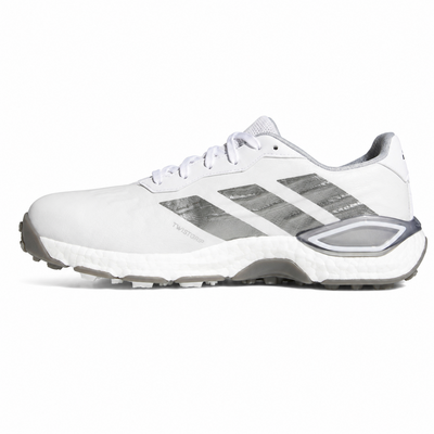 adidas Codechaos 27 Golf Shoes - White/Iron Metallic/Silver Metallic - thumbnail image 4