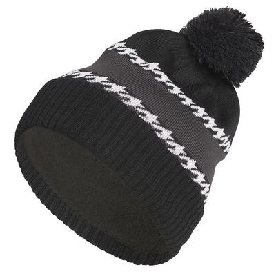 adidas Cold.Rdy Pom Golf Beanie Hat - Black - thumbnail image 1