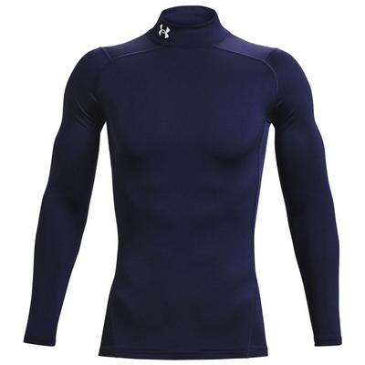 Under Armour ColdGear Compression Golf Mock Baselayer - Navy