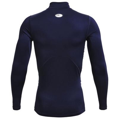 Under Armour ColdGear Compression Golf Mock Baselayer - Navy - thumbnail image 2