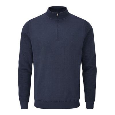 Ping Croy Lined Half Zip Golf Sweater - Oxford Blue - thumbnail image 1