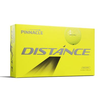 Pinnacle Distance 15 Golf Ball Pack - Yellow