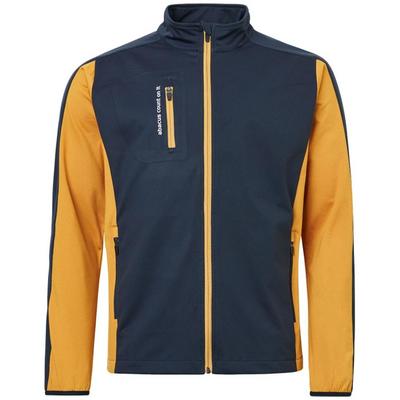 Abacus Dornoch Stretch Hybrid Golf Jacket - Navy/Harvest