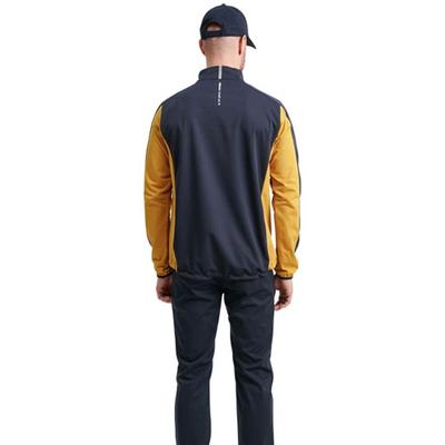 Abacus Dornoch Stretch Hybrid Golf Jacket - Navy/Harvest - thumbnail image 2