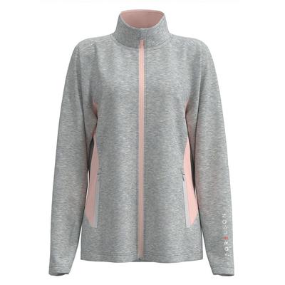 Forelson Draycott Ladies Full Zip Mid Layer - Grey/Pink - thumbnail image 1