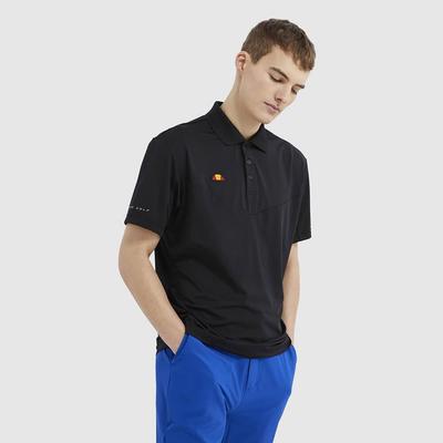 Ellesse Alsino Men's Golf Polo Shirt - Black - thumbnail image 3