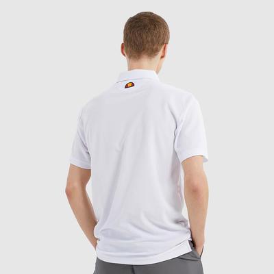 Ellesse Bertola Men's Golf Polo Shirt - White - thumbnail image 4