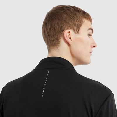 Ellesse Rolbi Men's Half Zip Golf Top - Black - thumbnail image 3