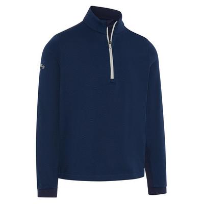 Callaway Eco Hex Textured Golf Fleece - Navy