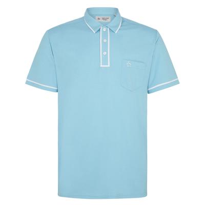 Original Penguin Eco Performance Earl Golf Polo Shirt - Aquarius