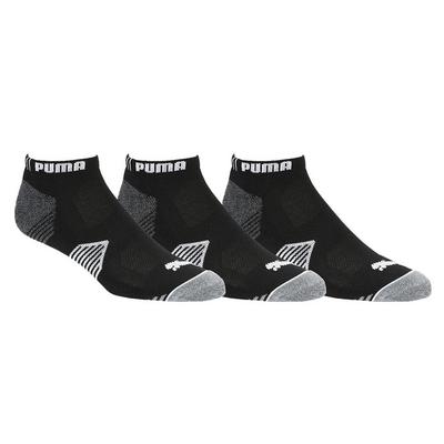 Puma Essential Low Cut Golf Socks - 3 Pair Pack - Black - thumbnail image 2