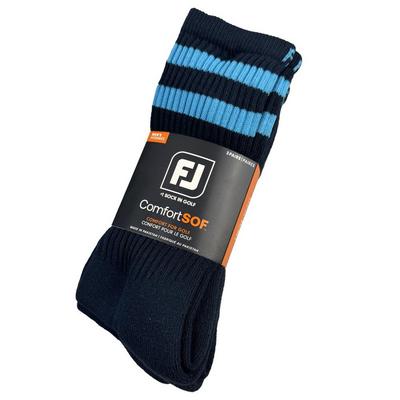 FootJoy ComfortSof Golf Socks 3-Pair Pack - Navy - thumbnail image 3