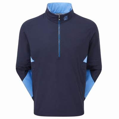 FootJoy HydroLite X Waterproof Golf Rain Shirt - Navy/Mid Blue