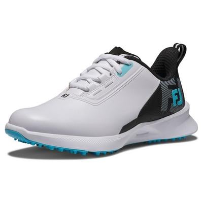 FootJoy Fuel Junior Golf Shoes - White/Black/Blue - thumbnail image 7