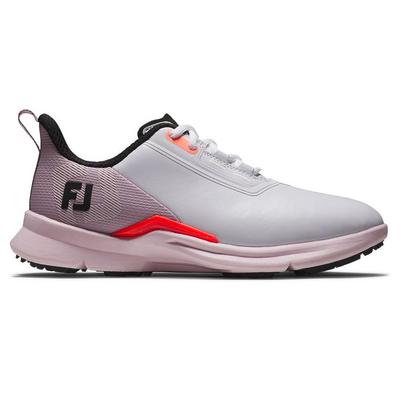 FootJoy Fuel Ladies Golf Shoes - White/Pink/Coral