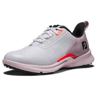 FootJoy Fuel Ladies Golf Shoes - White/Pink/Coral - thumbnail image 7