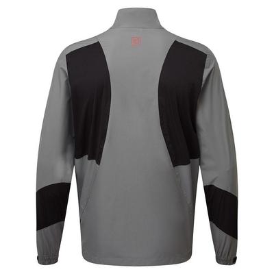 FootJoy Hydrolite X Jacket - Charcoal/Black/Red - thumbnail image 2