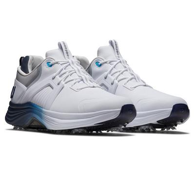 FootJoy Hyperflex Carbon Golf Shoes - White/Navy/Blue - thumbnail image 4