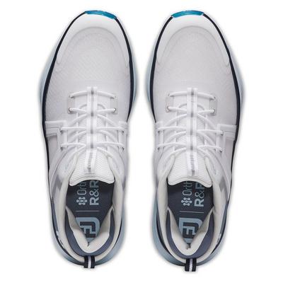FootJoy Hyperflex Golf Shoes - White/Slate/Blue - thumbnail image 6