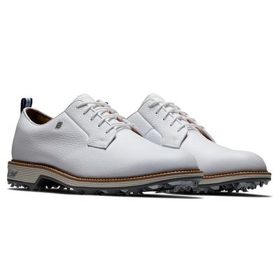 FootJoy Premiere Series Field Golf Shoes - White/White/Grey - thumbnail image 4