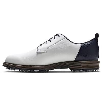 FootJoy Premiere Series Field LX Mens Golf Shoes - White/Brown/Navy - thumbnail image 2