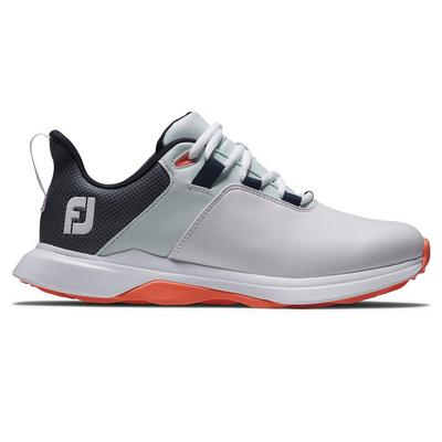 FootJoy ProLite Ladies Golf Shoes - White/Blue/Coral