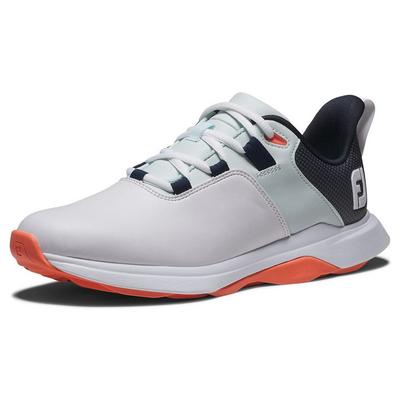 FootJoy ProLite Ladies Golf Shoes - White/Blue/Coral - thumbnail image 7