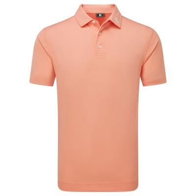 FootJoy Stretch Pique Solid Shirt - Papaya