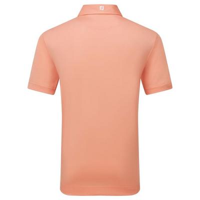 FootJoy Stretch Pique Solid Shirt - Papaya - thumbnail image 2