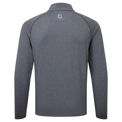 FootJoy ThermoSeries Brushed Back Golf Midlayer - Heather Navy - thumbnail image 2