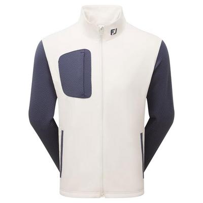 FootJoy ThermoSeries Hybrid Golf Jacket - Stone/Charcoal - thumbnail image 1