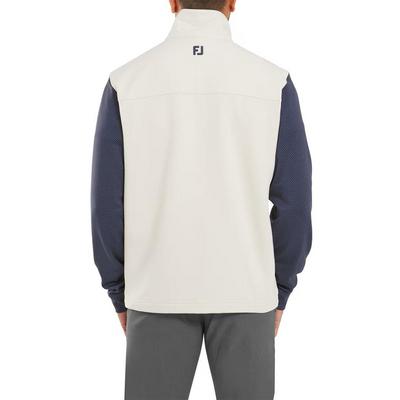 FootJoy ThermoSeries Hybrid Golf Jacket - Stone/Charcoal - thumbnail image 4