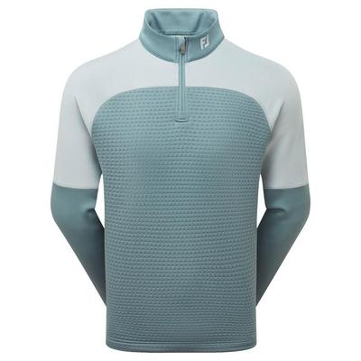 FootJoy ThermoSeries Jacquard Golf Midlayer - Grey/Green