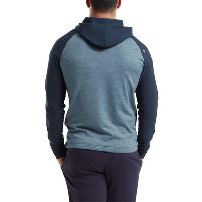 FootJoy ThermoSeries Pullover Golf Hoodie - Navy/Slate - thumbnail image 4