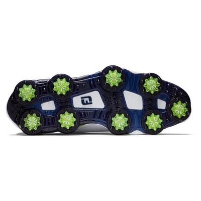 FootJoy Tour Alpha 2.0 Golf Shoes - White/Navy/Lime - thumbnail image 3