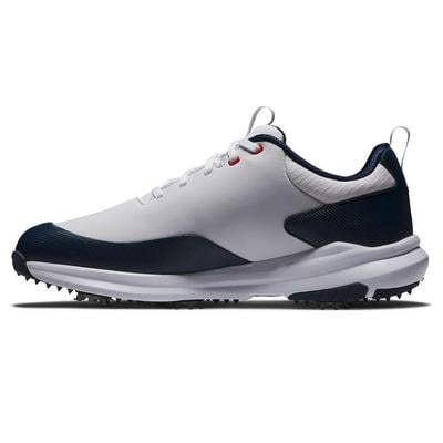 FootJoy Tour Rival Golf Shoes - White/Navy/Red - thumbnail image 2