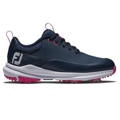 FootJoy Tour Rival Ladies Golf Shoes - Navy/White/Pink - thumbnail image 1