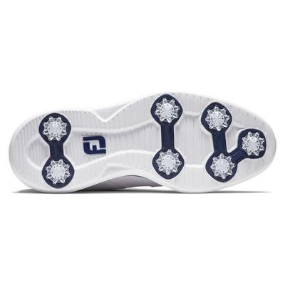 FootJoy Traditions Golf Shoe - White/White/Navy - thumbnail image 3