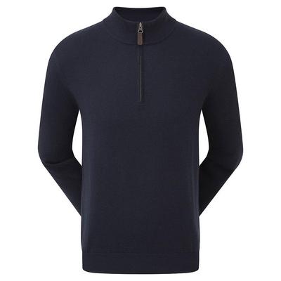 FootJoy Wool Blend 1/2 Zip Sweater - Navy - thumbnail image 2