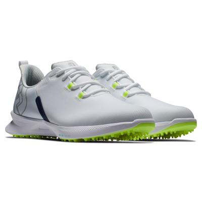 FootJoy Fuel Sport Golf Shoes - White/Navy/Green - thumbnail image 4