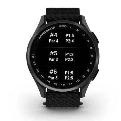 Garmin Approach S50 GPS Golf Watch - Black - thumbnail image 6